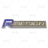 3D Metalo Rdesign R dizaino priekinės grotelės automobilio ženklelio lipduko emblemos lipduko dekoravimas, skirtas XC40 XC60 XC90 V90 S90 S60 V60 V40 C70