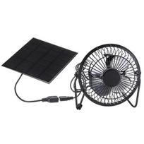 5W Solar Panel Cooling Fan USB Powered For Greenhouse RV Chicken Coop Dog Houses Trailers Outdoor Camping Ventilation Kit China Mainland