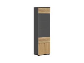 Vitrina Luen 57, ruda/juoda
