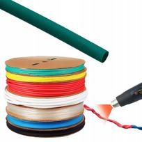 Termokaitrinis vamzdelis 4mm 1m – Izoliacinis, Nedegus, Susitraukimo santykis 2:1