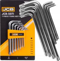 Jcb L formos Torx raktų rinkinys 7 vnt. T10-t40 Cr-v