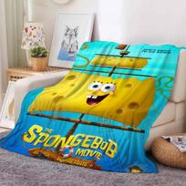 Anime S-švampas Klijuotas S-kvadratiniai Kelnės Antklodė Šilta Ir Minkšta Tinka Miegamajam Svetainei Sofai Lovai Biurui Kelionėms Stovyklavimui 30x40in