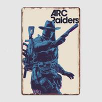 Arc Raiders žaidimo plakatas Senovinis ženklas Garažas Individualus miegamasis Kambario sienų dekoras Namų dekoratyviniai plakatai Metalo plakatas Vidaus dekoras 20x30cm（7.8x11.8inch）