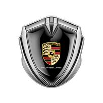 1 vnt. Automobilio stiliaus metalinės šoninės sparno ir bagažinės apsauginės emblemos lipdukai Porsche 928 Boxster Cayenne Panamera Carrera-GT 918-Spyder 968