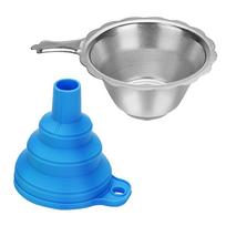UV Resin Filter Cup Silicone Funnel for Anycubic ELEGOO 3D Printer Parts mėlyna