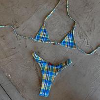 Micro Bikinis 2026 Sexy Women Swimsuit Swimwear Female Brazilian Bikini Set Biquini Bathing Suit Plaid Swimming Suits Beachwear S