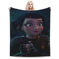 K pop Demon Hunters Huntrix zoey kpop k-pop Merch Blanket Super Soft Flannel  Throw Blanket Comfortable Rug Piece 30x40in