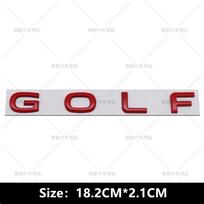 1 vnt. 3D metalinis golfo galinės bagažinės emblema lipdukas Automobilio lipdukai Golfo ženkleliui MK4 MK5 MK6 MK7 MK8 Golf 5 6 7 8 Dekoratyvinis lipdukas