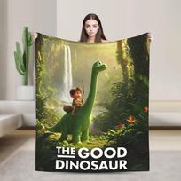 The Good Dinosaur Arlo Spot Knitted Blanket Cute Cartoon Flannel Throw Blankets Bedding Couch Ultra-Soft Warm Bedspread Portable 30x40in