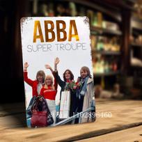 abba metalinės lentelės ir ženklai sienų dekorui vintažiniai skardiniai ženklai kapitono metaliniai plakatai baro, baro, klubo sienų dekoravimui 20x30cm（7.8x11.8inch）