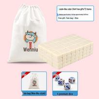Portable Mini Mahjong Set - Compact Travel and Dorm Use