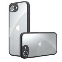Skin-Feel Frosted Airbag Case for iPhone 17/SE4/Apple 16e iPhone 14 Plus (Precise Hole) matinė juoda spalva