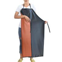 Thickened PVC Apron 110cm Oil Resistant Dishwashing Cleaning Apron Acid Resistant Waterproof Catering Work Clothes Men Women