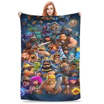 Žaidimas Clash Royale Žaidėjo Antklodė Kokybiška Šilta Mesti Žiemai Berniukui Mergaitei Miegamojo Juokinga Lovatiesė 30x40in