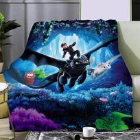 Karštas filmas Traukit savo mielus D-Drakonus Spausdintos pikniko antklodės Šilta antklodė Minkšta ir patogi antklodė Namų kelionės Gimtadienio dovana 30x40in