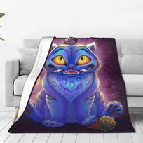 Kpop Demon Hunters Soft Blanket Derpy Tiger & Rumi Boy Girl Plush Throw Blanket Fashion Bedroom Flannel Bedspread Sofa Bed Cover 30x40in