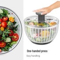 Multifunctional Salad and Vegetable Spinner Dehydrator 3.6L Dark Gray Dehydrator