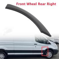 Automobilio priekinio rato arkos apdailos sparno dangtelis purvasaugis Ford Transit MK8 2014-2024 ES versijai Matinis juodas 1839981 Rear Left