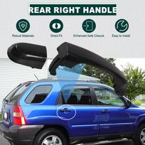 Automobilio išorinė durų rankenėlė priekinė galinė kairė dešinė Kia Sportage 2005 2006 2007 2008 2009 2010 kairiarankiams 826511F010 Black Front Left
