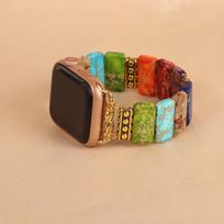 Retro Elastic Stone Bracelet for Apple Smart Watch Apple 38-41mm