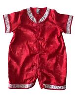Baby & Toddler Tang Suit Onesie - Summer Cheongsam Dress Above 80cm (S#) rožinė