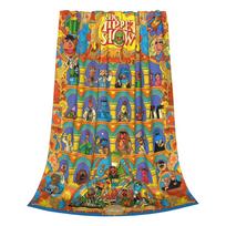 The Muppet Show Kermit the Frog Knitted Blanket Flannel Movie TV show Ultra-Soft Throw Blanket for Outdoor Bedding Quilt 30x40in