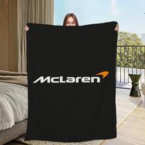 Šaunus logotipas M-M-McLarenS-ES Antklodė Flanelė šilta komfortiška minkšta pliušinė antklodė Piknikui Lovoms Sofoms Namams Ir Miegamiesiems 30x40in