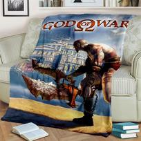3D God of War Games Gamer Kratos HD antklodė, minkšta antklodė namams miegamojo lovai sofai iškylai Kelionių biuro užvalkalai vaikams 30x40in