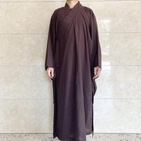 Aukščiausios kokybės Haiqing Budistų Vienuolio Kasaya Chalatas: Ilgas chalatas, Mėlynas/Kavos/Juodas Size 40 (Height 170cm-171cm)