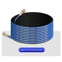 Aukšto slėgio dviejų spalvų deguonies ir acetileno suvirinimo žarna, 6 mm, atspari dilimui ir antipireninė.