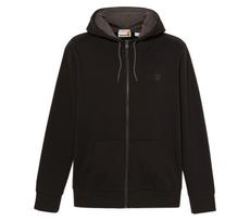 Timberland Oyster River Brushed Back Zip Hoodie - Herren Jacke mit Kapuze Schwarz TB0A2GCJ-X65 ORIGINAL M juoda