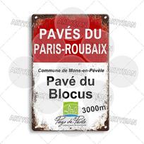 Tour de France Metalinis ženklas Dviratininko lentelė Paves Du Paris Roubaix Galibier perėja Sarenne perėja Alpe d'Huez Mont Ventoux Glandon 20x30cm（7.8x11.8inch）