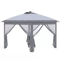 Sulankstoma pavėsinė su tinkleliu nuo uodų 3,3x3,3 m