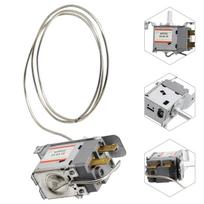 WPF22A 2 kontaktų šaldytuvo aušinimo termostatas AC 220V 6A 2 kontaktų WPF-22 šaldytuvo priedai 90cm metalinis laidas China Mainland