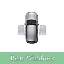 Skirta Leapmotor T03 2025 2024~ Automobilio langų saulės skydeliai Apsauga nuo saulės Apsauga nuo UV spindulių Vairo lango Anti-UV skydelis Lipdukas Priedai Rear Windows