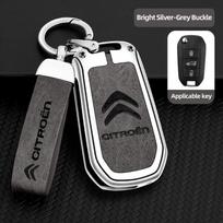 Cinko Lydinio Automobilio Raktų Dėklas Dangtelis Citroen C4 C5 C3 C1 C2 C6 C8 Picasso Berlingo VTS Xsara C-Crosser C-Elysee Šokinėjantis Raktų Pakabukas Metalinis Raktas