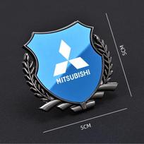Metalinis automobilio bagažinės lango šoninis emblemos lipdukas Mitsubishi Lancer Outlander Ralliart Eclipse L2 Asx Pajero