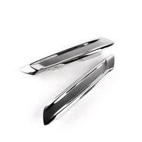 1 pora chromuotos išorinės priekinio sparno apdailos juostelės dangtelio BMW F10 F11 2013-2016 Sedanui 51137336645 51137336646 Kairė ir Dešinė kaip parodyta spalva