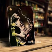 lemmy kilmister Metalinės plokštės ir ženklai sienų dekoras Vintažiniai skardos ženklai Captain Metalinis plakatas Dekoracija Barui, Pub'ui, Klubui Sienų dekoracija 20x30cm（7.8x11.8inch）