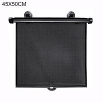 New Retractable Car Side Window Sun-Shade Universal Black Sunshade Roller Blinds UV-Protection Curtains Home Office