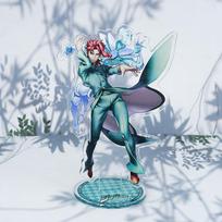 Anime Figure JoJo Bizarre Adventure Cute Cosplay Acrylic Stand Model Plate Desk Decor Standing Sign Keychain for Friend Gifts A