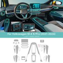 For VW Volkswagen ID.4 ID4 CROZZ GTX X PRO Accessories interior Thin film transparent TPU Protective Film Anti-Scratch Sticker Left Hand Drive