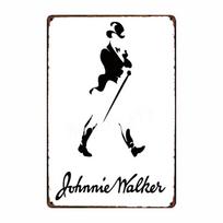 [ WellCraft ] johnnie whisky Metalo ženklas Sieninė lentelė Tapyba FG-237 20x30cm（7.8x11.8inch）