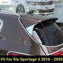 Automobilio galinio lango spoilerio šoninės sparnelių trikampio panelės apdailos dangtelis Kia Sportage 4 2016 2017 2018 m. ABS chromo aksesuarams
