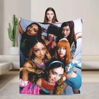 Katseye Kpop Blanket Quality Super Warm  Bedding Throws Winter Kids Couch Bed Fluffy Bedspread 30x40in