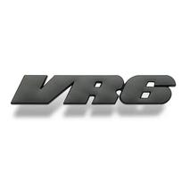 3D Metalo VR6 Raidės Logotipas Emblema Ženklelis Lipdukai Volkswagen VW Polo Golf Jetta Passat B6 Magotan Automobilio Aksesuarams sidabras