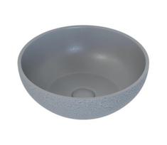 Praustuvas BERGEN montuojamas ant stalviršio Ø 39 cm, betonas/pilka