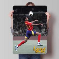 Lamine Yamal Sign Sports Poster Room Decoration Man Cave Vintage Metal Tin Sign Plaque for Wall Art Decoration Home Decor Items 20x30cm（7.8x11.8inch）