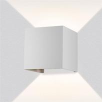 Metzler LED lauko šviestuvas | Balta RAL 9016 | Up-Down apšvietimas | IP65 | šiltai balta | 9 W | 3000 K | reguliuojamas šviesos spindulys