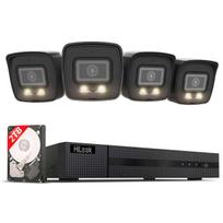HiLook 4K Stebėjimo kamerų rinkinys | 4* 4K Bullet Kamera | Smart Hybrid Light | NVR 8-CH | 2 TB HDD | Išmanioji programėlė